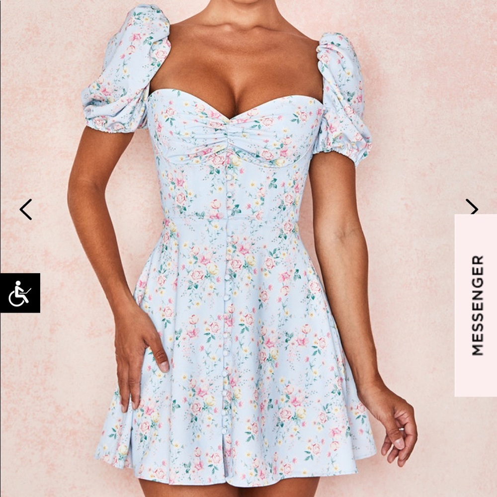 HOUSE OF CB ARIA DRESS. WORN ONCE - to ship in original box size M